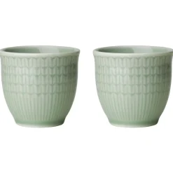 Swedish Grace Egg Cups 4 cl 2-pack, Oat