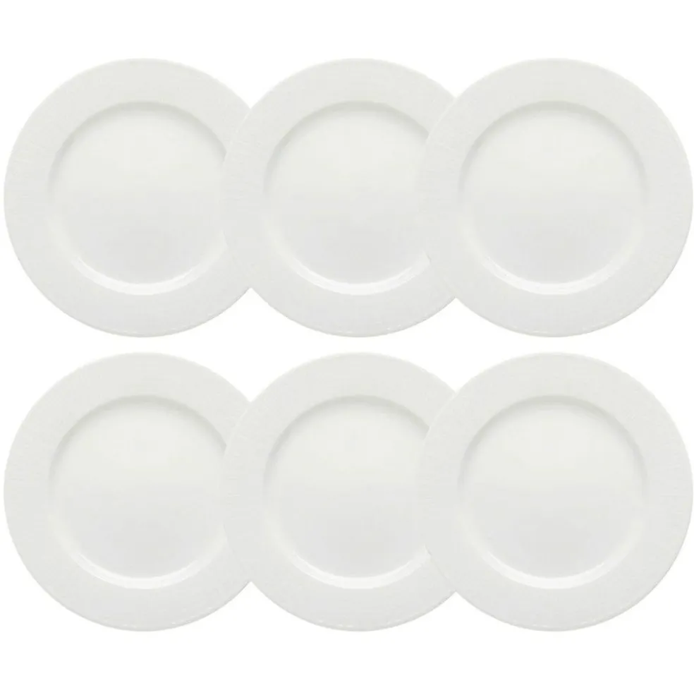 Swedish Grace Plate 27 cm 6 Pcs, Snow (White)