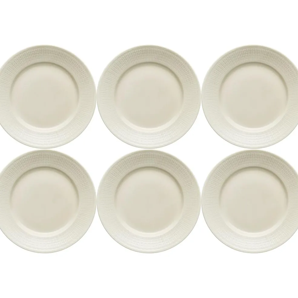 Swedish Grace Plate 21 cm 6-pack, Meadow (Light Green)
