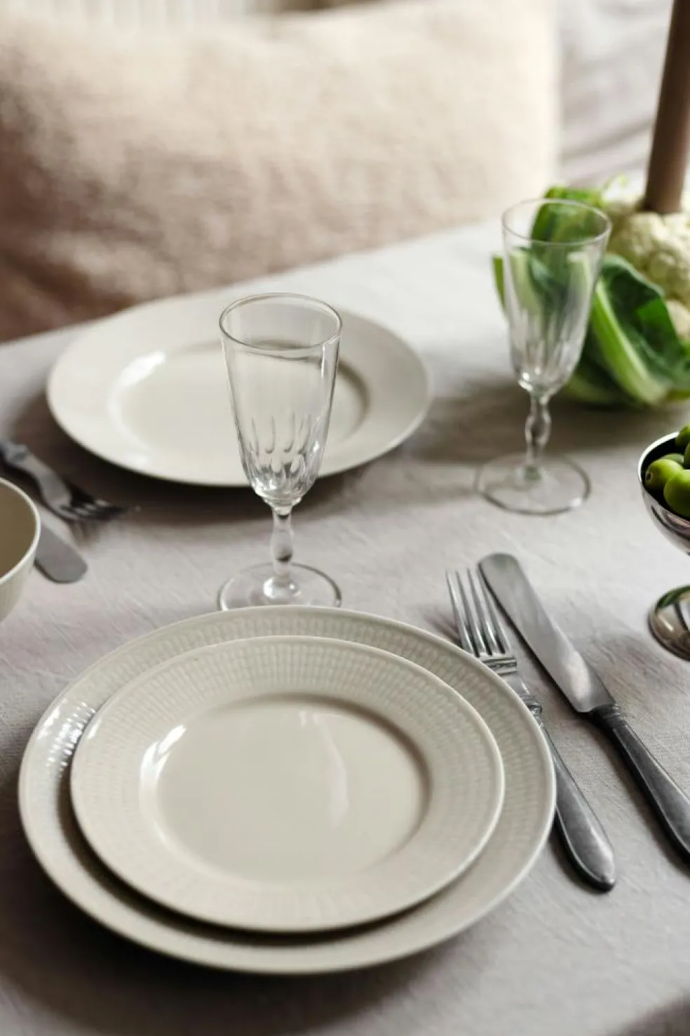 Swedish Grace Plate 21 cm 6-pack, Meadow (Light Green)