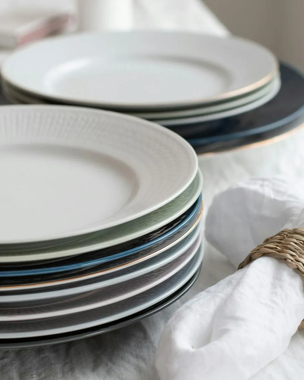 Swedish Grace Plate 21 cm 6-pack, Meadow (Light Green)