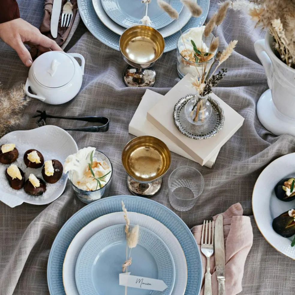 Swedish Grace Side Plate 17 cm 4-pack, Snow