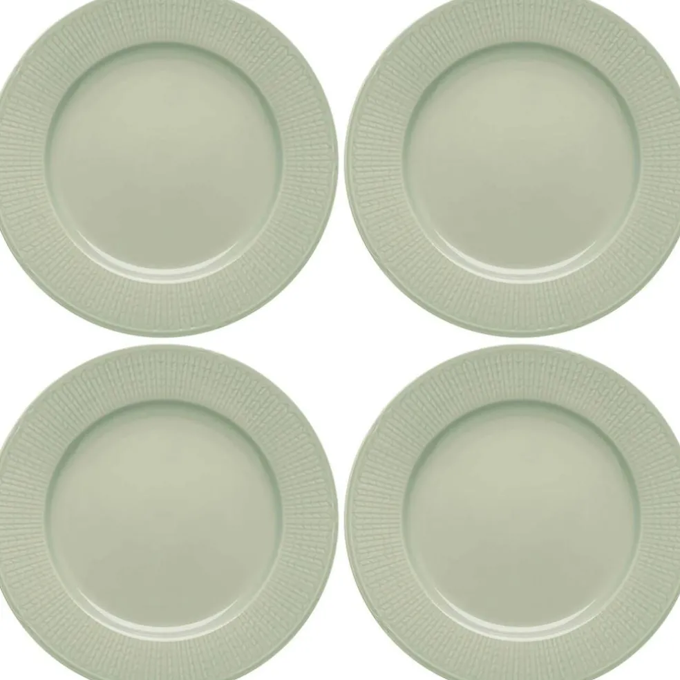 Swedish Grace Side Plate 17 cm 4-pack, Snow