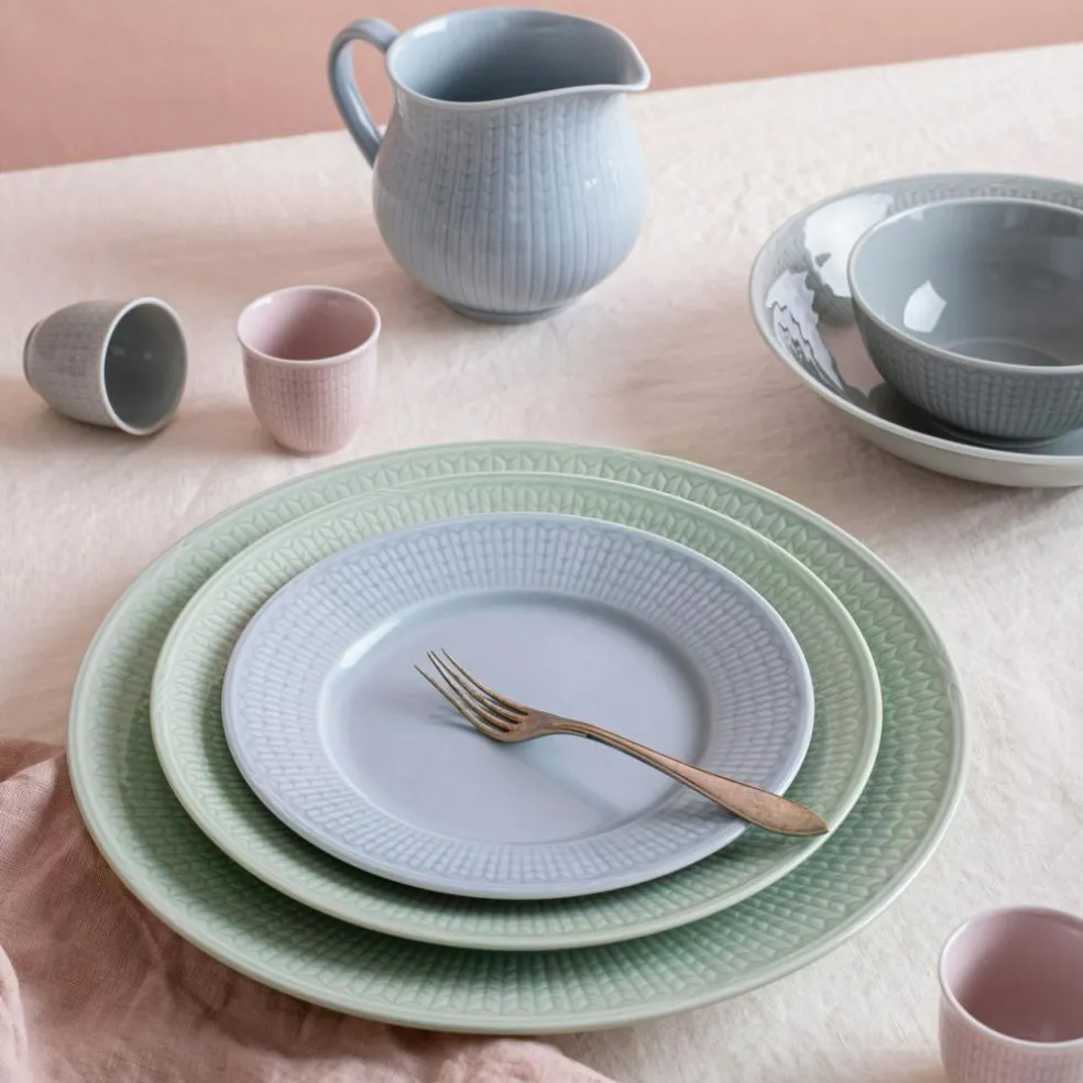 Swedish Grace Side Plate 17 cm 4-pack, Snow