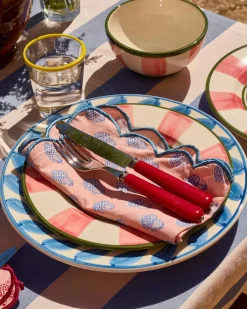 Swirl Plate 28 cm, Blue