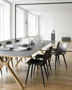 TAC Chair, Black/Black Lacquered Oak