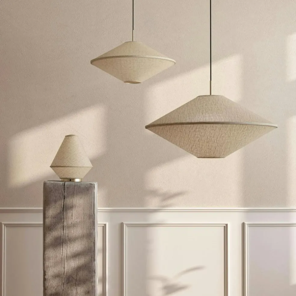 Tafta Pendant Ø52 cm Black/Off-white