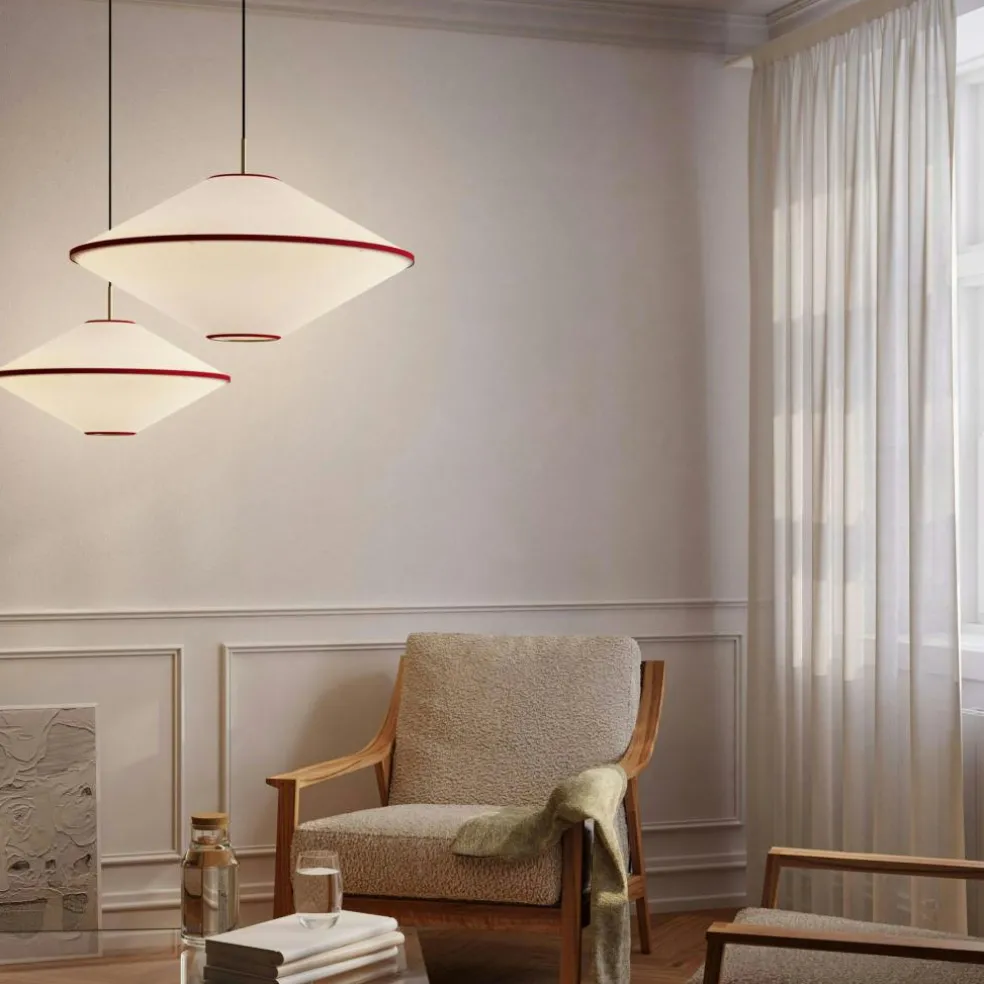 Tafta Pendant Ø52 cm Black/Off-white