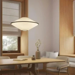 Tafta Pendant Ø65 cm Red/Off-white