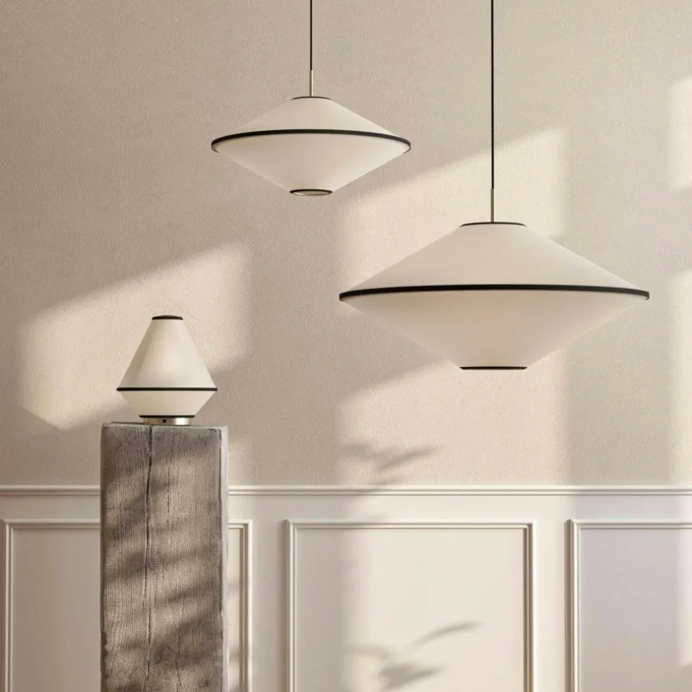 Tafta Pendant Ø65 cm Red/Off-white