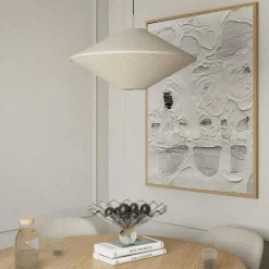 Tafta Pendant Ø65 cm Red/Off-white