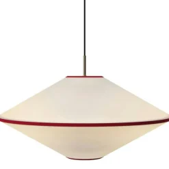 Tafta Pendant Ø65 cm Red/Off-white