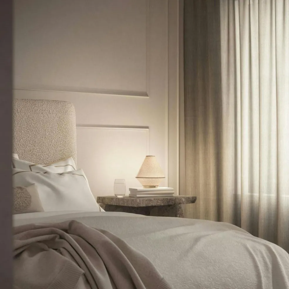 Tafta Table Lamp Portabel, Natural