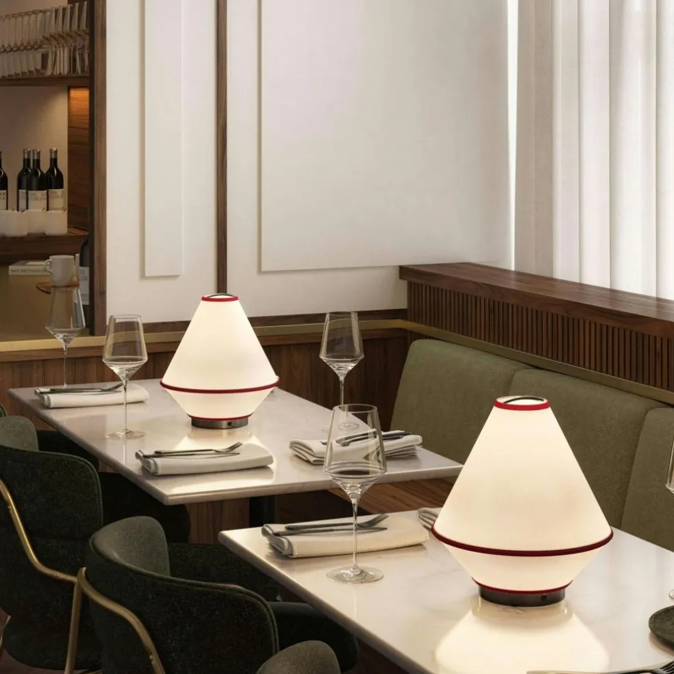 Tafta Table Lamp Portabel, Natural