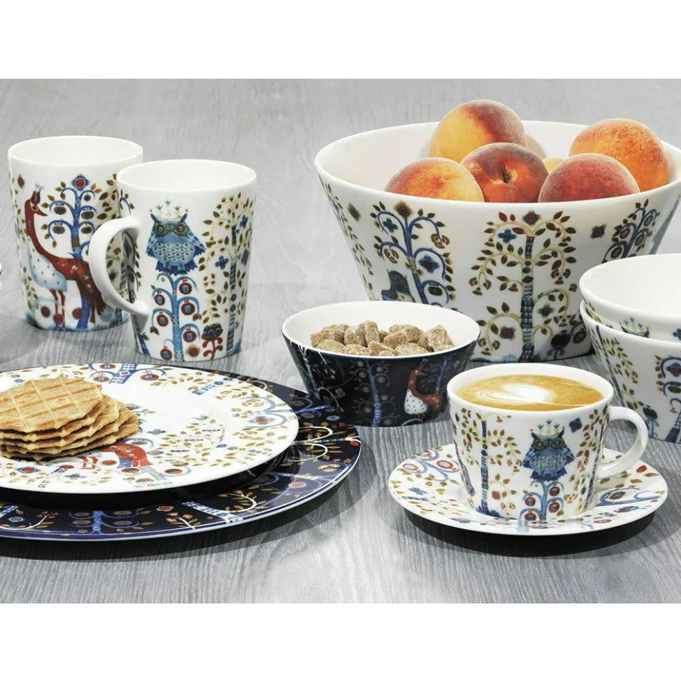 Taika Mug 40 cl, Blue / Cherry