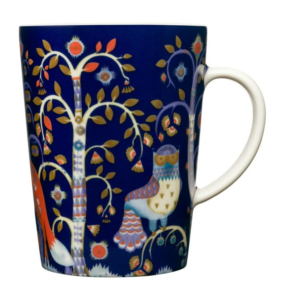 Taika Mug 40 cl, Blue / Cherry