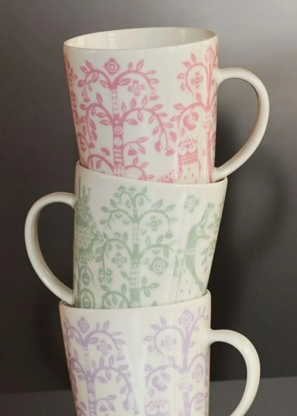 Taika Mug 40 cl, Blue / Cherry