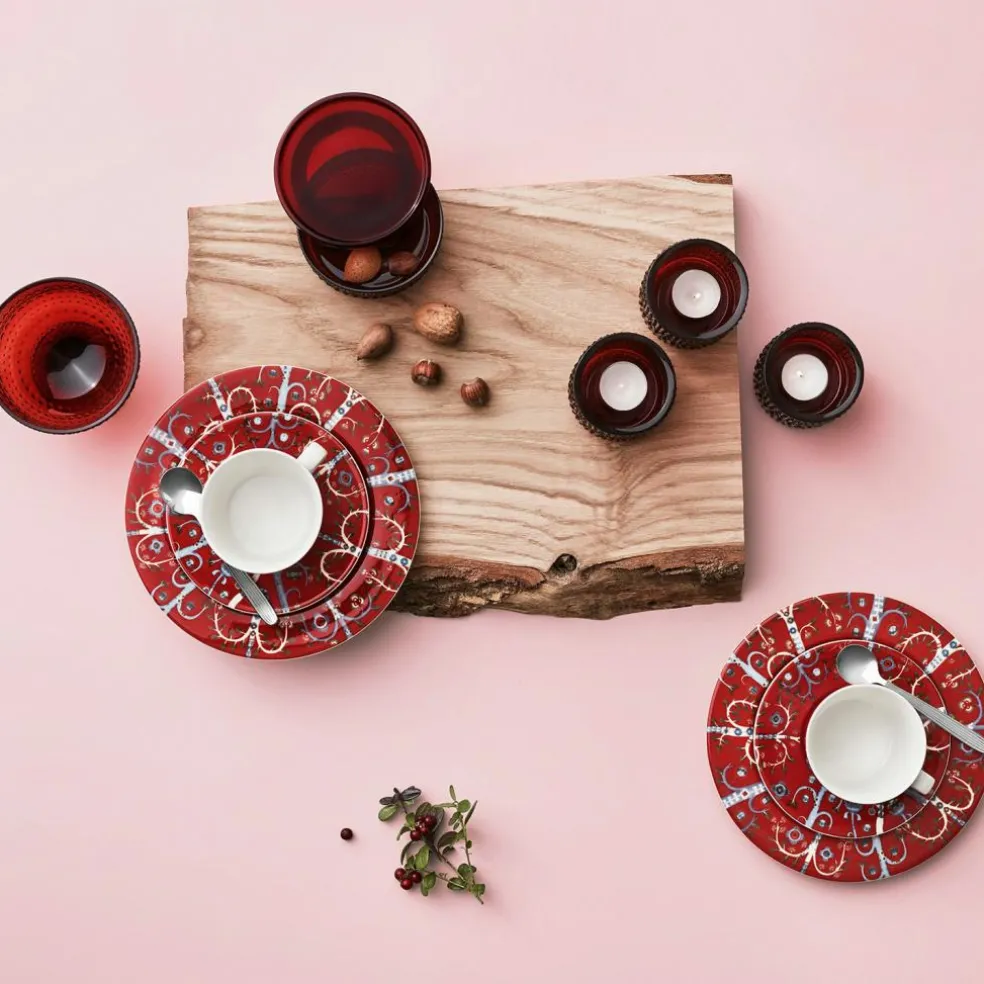 Taika Plate 22 cm, Red