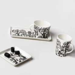 Taika Plate 12x24 cm, Black