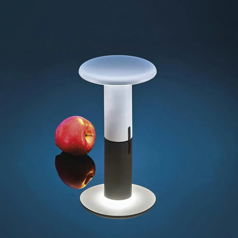 Takku Table Lamp Portable, Varnished White