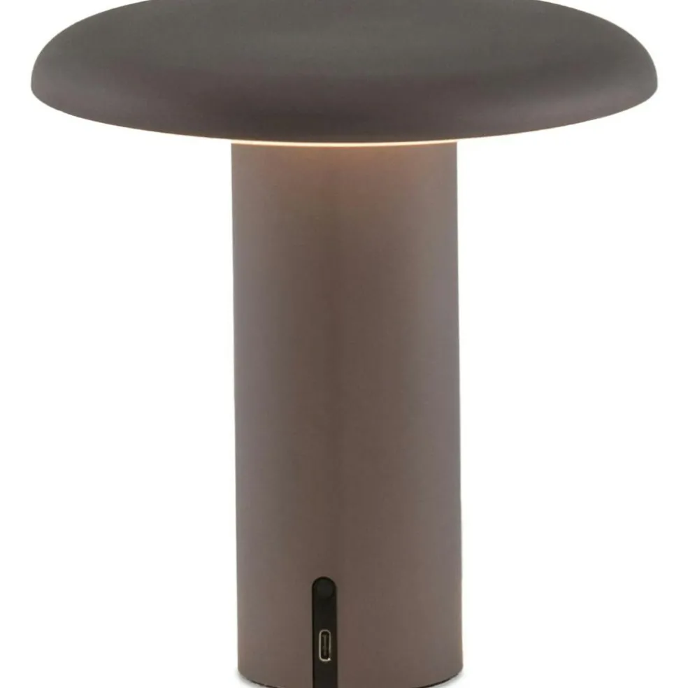 Takku Table Lamp Portable, Varnished White