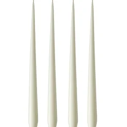 Taper Candle Lacquered 32 cm 4-pack, Ivory