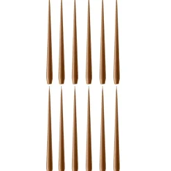 Taper Candles Lacquered 32 cm 12-pack, Eucalytus