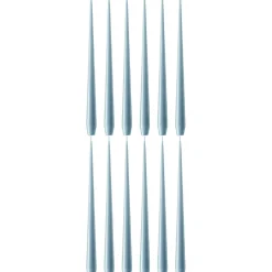 Taper Candles Lacquered 32 cm 12-pack, Eucalytus