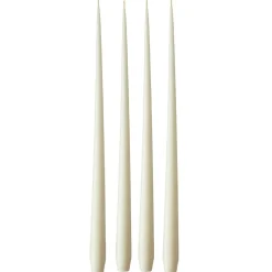 Taper Candles Matte 42 cm 4-pack, Nougat Note
