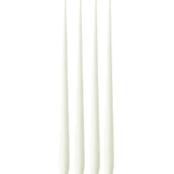 Taper Candles Matte 42 cm 4-pack, Nougat Note