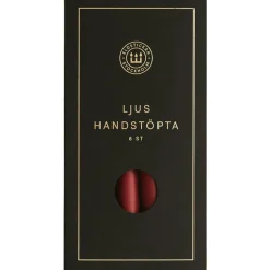 Taper Candles 6-pack, Red