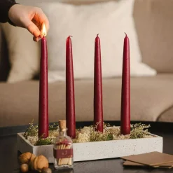 Taper Candles 6-pack, Red