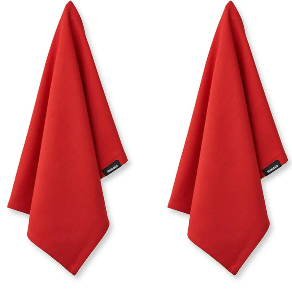 Tea Towel 2-pack, Red Grape