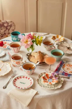 Teacup Ceramic 15 cl, Flowers