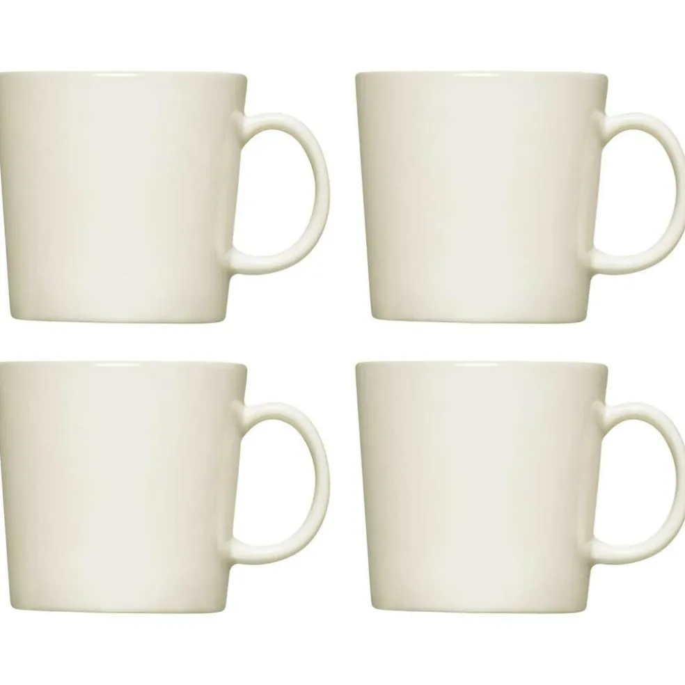 Teema Mugs 4-pack 30 cl, White