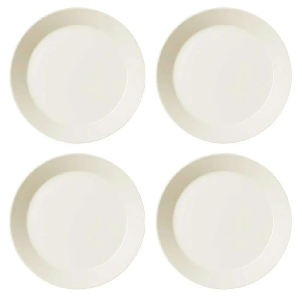 Teema Side Plates 21 cm White, 4-pack