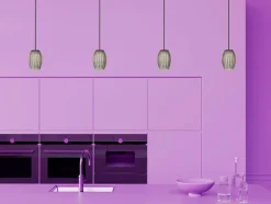 Tentacle Pendant 300 mm, Black / Smoke