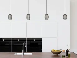 Tentacle Pendant 300 mm, Black / Smoke