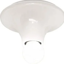 Teti Wall/Ceiling Lamp, Transparent Orange