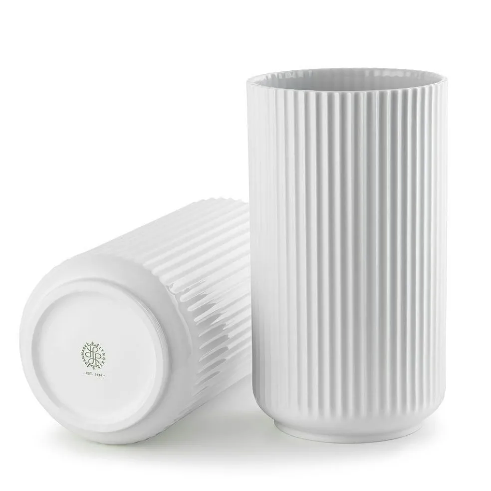 The Lyngby Vase 31 cm, White