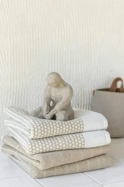 Tile Towel Sand 2-pack, 38x60 cm