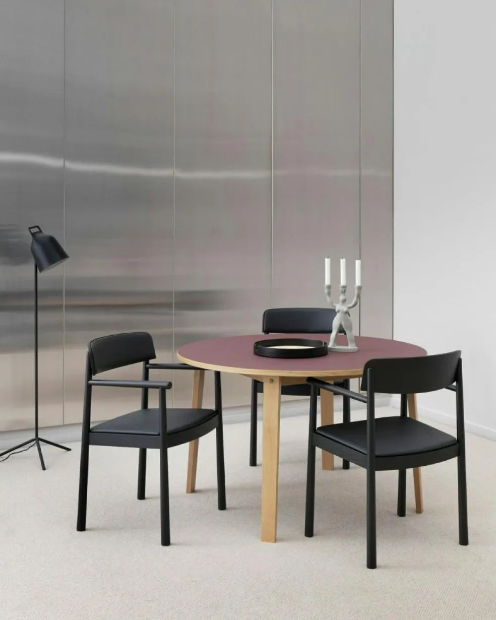 Timb Armchair, Ultra Leather, Black/Black