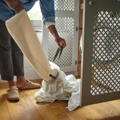 Tota Laundry Basket 60 L, Ecru