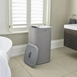 Tota Laundry Basket 60 L, Ecru