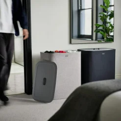 Tota Trio Laundry Basket 90 L, Black