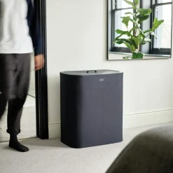 Tota Trio Laundry Basket 90 L, Black