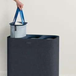 Tota Trio Laundry Basket 90 L, Black