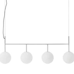 TR Bulb Ceiling Lamp, Matte / Polished Steel