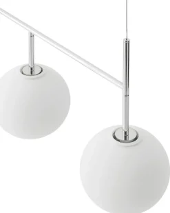 TR Bulb Ceiling Lamp, Matte / Polished Steel