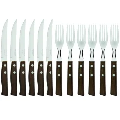 Tramontina Steak Cutlery Set 12-pack Dark Brown